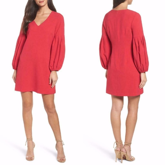 balloon cocktail dress